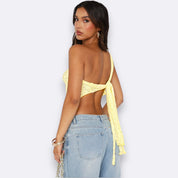LYNNE | Elegant Yellow Top Women
