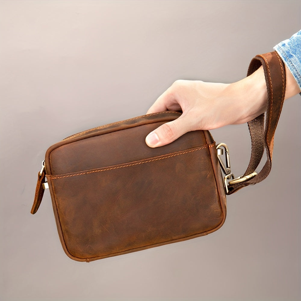 Ethan | Premium Cowhide Leather Crossbody Sling Bag