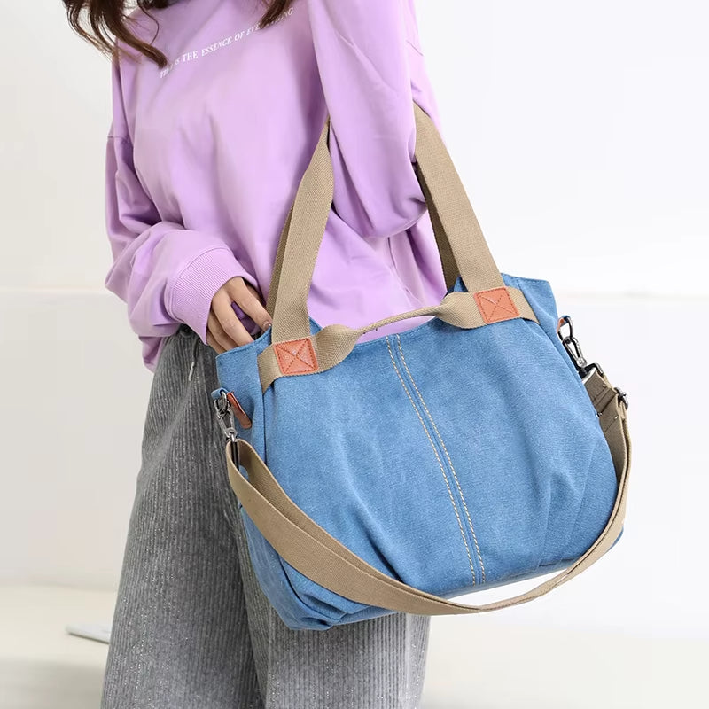 Lars | Retro Canvas Large Messenger Bag and Shoulder Bag