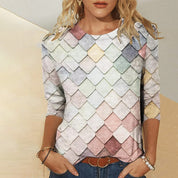 Female sophistication in a winter sweater-2