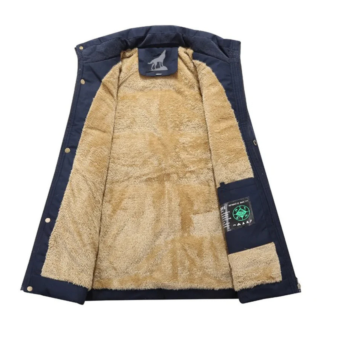 Men Winter Parka hooded jacket | zipper-3