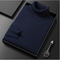 Men’s Turtleneck Sweater - Fine Knit - Ribbed Collar, Cuffs & Hem - Elegant & Warm-3