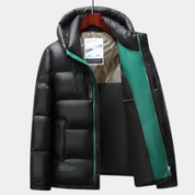 Men's windproof winter buffer jacket | Hood-3
