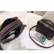 Clara | Vintage Leather Shoulder Bag