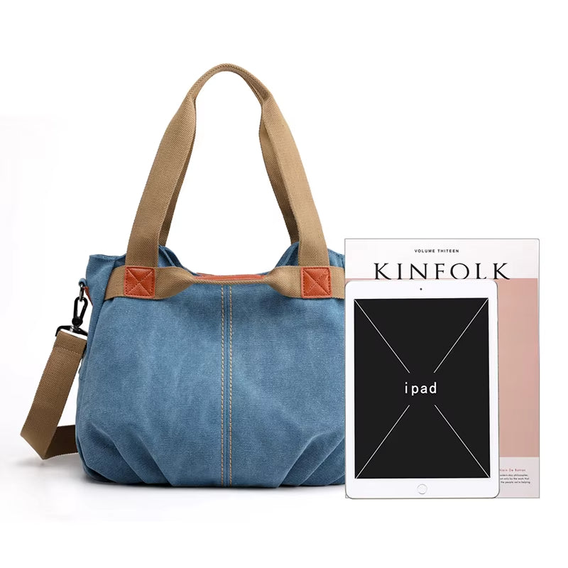 Lars | Retro Canvas Large Messenger Bag and Shoulder Bag