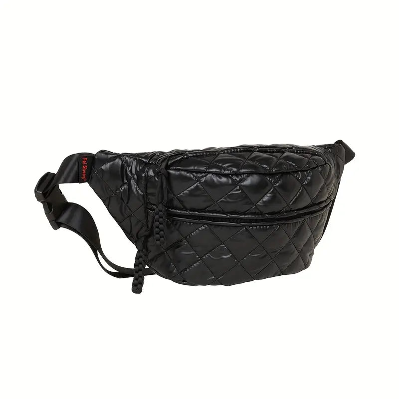 Ethan | Casual Quilted Crossbody Chest and Hip Bag