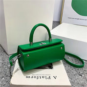 Eva | Vintage Leather Cylinder Crossbody Sling Handbag