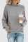 Classic patchwork sweater with elegant collar for winter-2