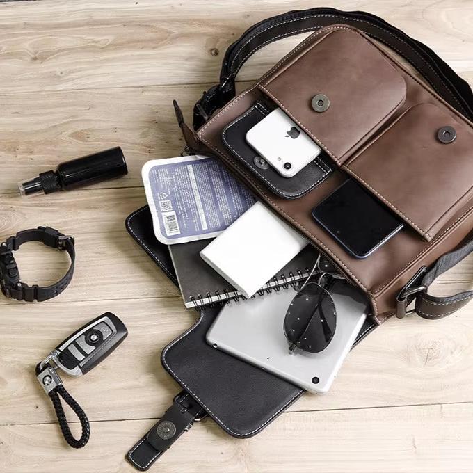 Lucas | Luxe PU Leather Crossbody Bag