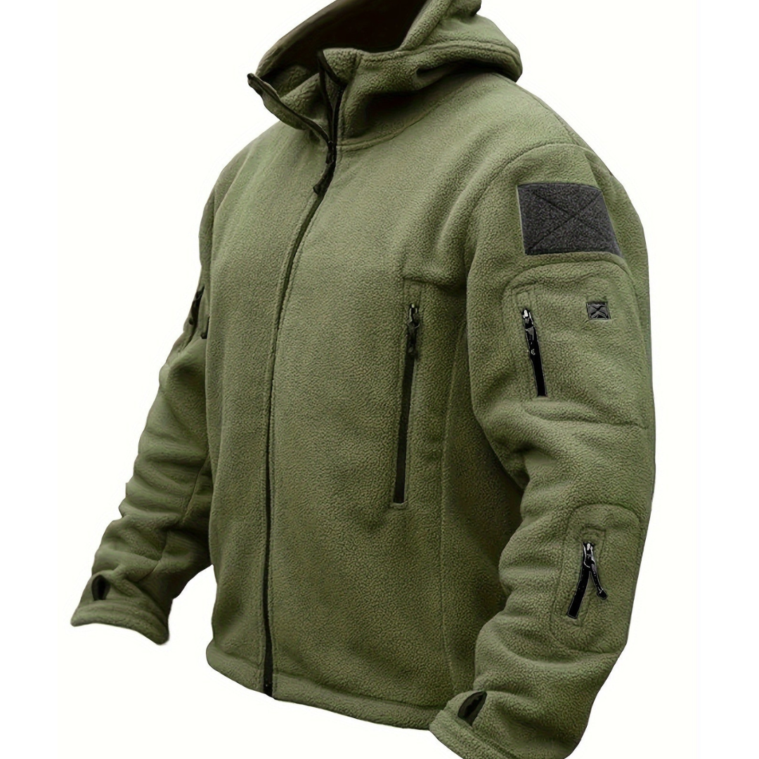 Mutarim | Men's hood zipper warm jacket | Windproof-2