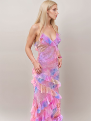 Colleen | Ethereal Ruffle Maxi Dress
