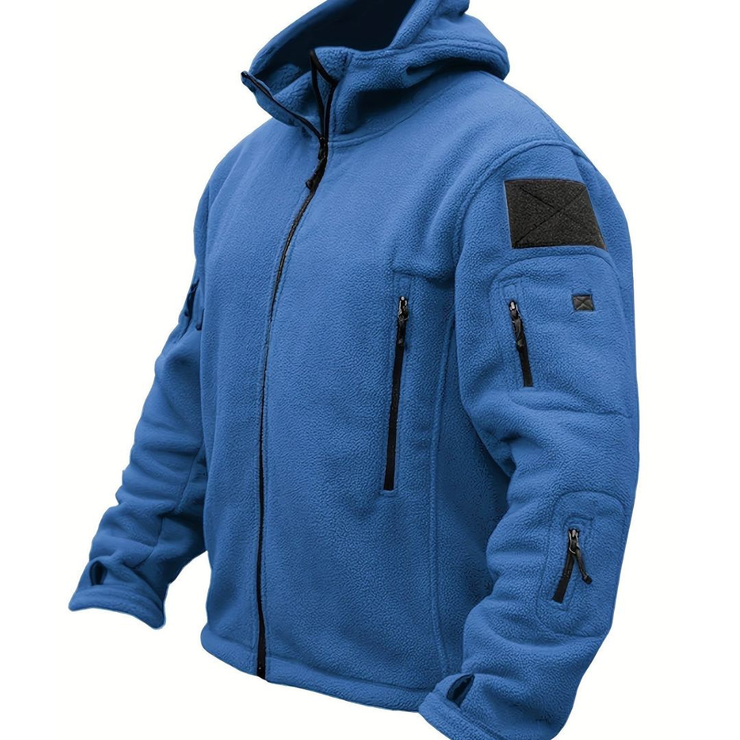 Mutarim | Men's hood zipper warm jacket | Windproof-3