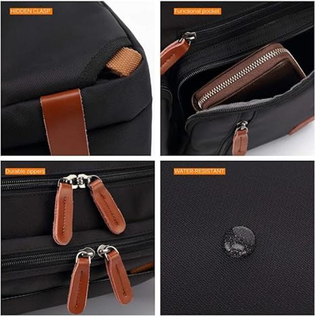 Luca | Adjustable Messenger Crossbody Laptop Travel Bag