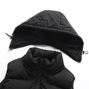 HUGO Bodywarmer | Ultra-Comfort Quilted Puffer Vest with Detachable Hood