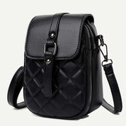 Bella | Women's Small Mini Argyle Quilted Crossbody Sling Bag