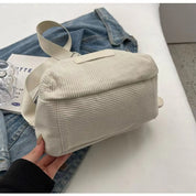 Eva | Simple Corduroy Shoulder Bag