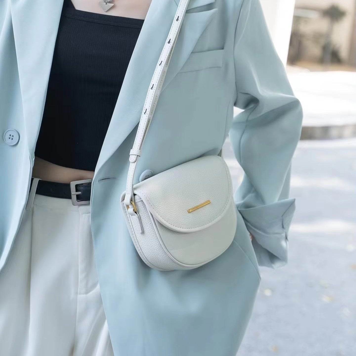 Lena | Mini Crossbody Bag made of Quilted Leather
