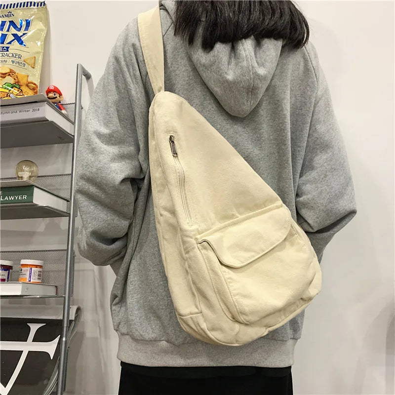 Isla | Women's Canvas Crossbody Messenger Sling Bag