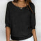 Sweater in a two -tone design for women with comfortable comfort-5