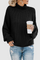 Classic patchwork sweater with elegant collar for winter-3