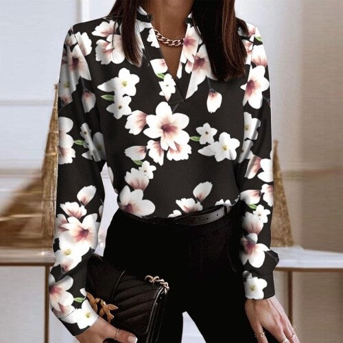 IVANNA | Stylish Elegant Long Sleeve Blouse