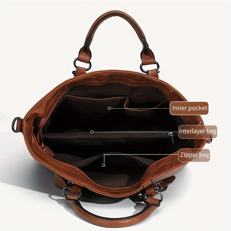 Chloe | Chic and Spacious Multi-Handle Tote