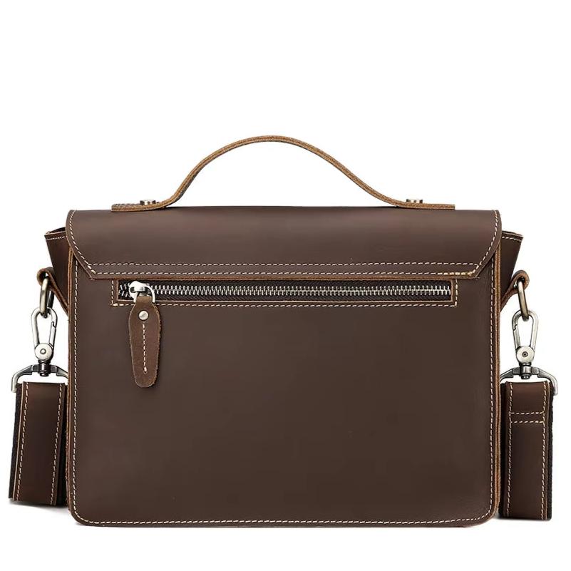 William | Vintage Crazy Horse Leather Crossbody Handbag