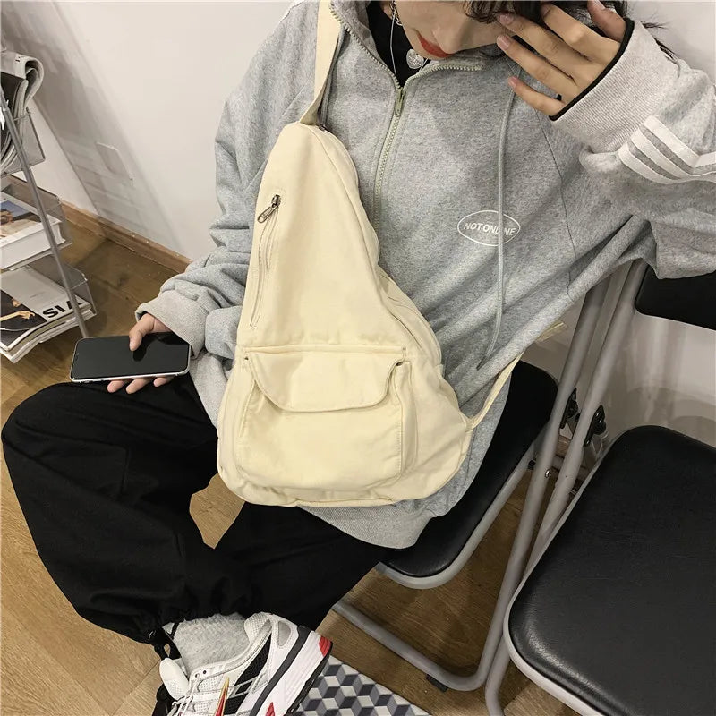 Isla | Women's Canvas Crossbody Messenger Sling Bag