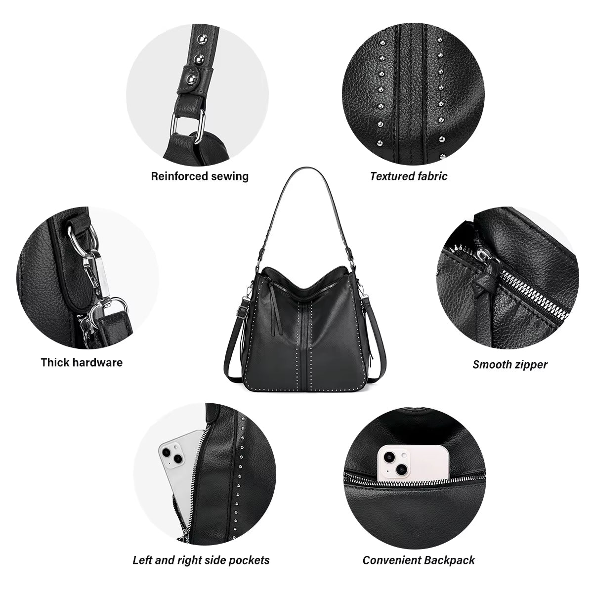 Charlotte | Vintage Style Gevest Crossbody Messenger Handbag