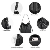 Charlotte | Vintage Style Gevest Crossbody Messenger Handbag