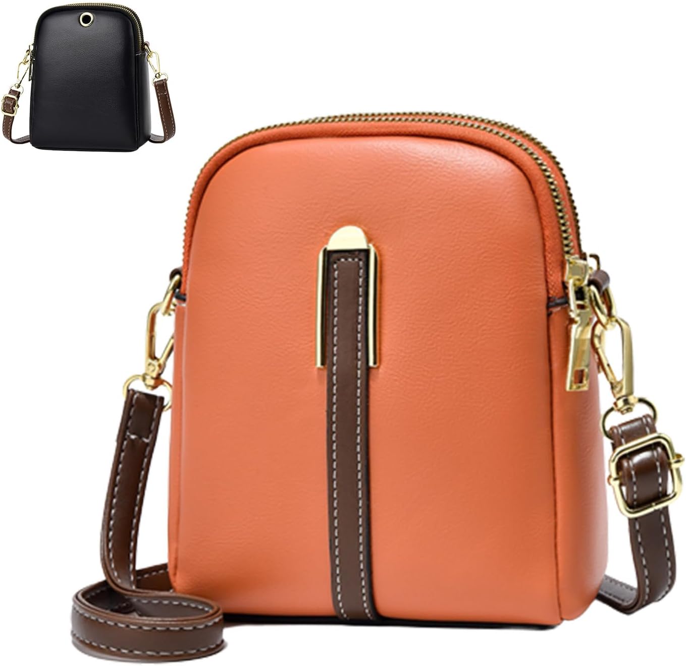Sophie | Mini Shoulder Bag made of Lychee Leather