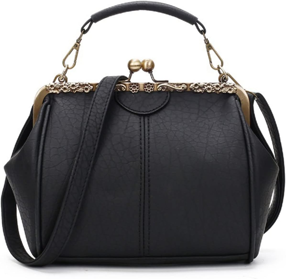 Isla | Vintage Kiss-Lock Crossbody Bag