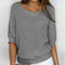 Sweater in a two -tone design for women with comfortable comfort-3