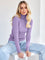 Sweater in stylish two -color design with turtleneck for women-6