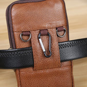 Joris | Vintage Leather Men's Crossbody Hip Bag with Adjustable Strap