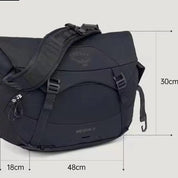 Dylan | Urban Shoulder Bag Travel Bag with Hi-Vis Rain Cover