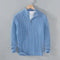 Men’s Cable Knit Sweater - Quarter Zip - Ribbed Collar & Cuffs - Warm & Stylish-5