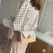 Mila | Geometric Charm Chain Satchel