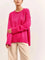 Elegant autumn sweater women - round neck, minimalist design-4