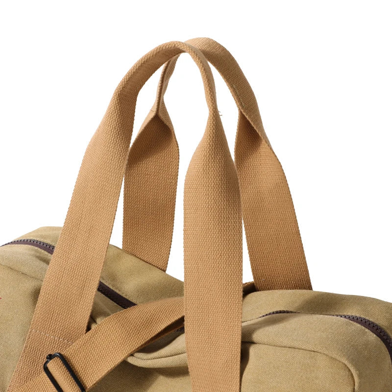 Joris | Large Vintage Canvas Travel Bag Shoulder Bag