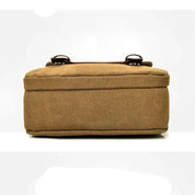 Luca | Small Canvas Crossbody Messenger Bag with Multiple Compartments