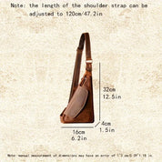 Lars | Genuine Leather Triangle Shoulder Bag