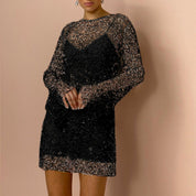 TRISHA | Elegant Women's Long-Sleeve Dress