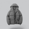 Unisex buffer short hood jacket | zipper-3