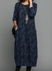 LEAH | Elegant Winter Dress Pockets