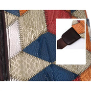 Fleur | Women's Color Block Crossbody Bag made of embossed PU Leather