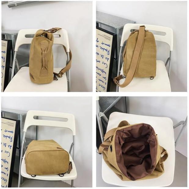 Finn | Large Vintage Canvas Shoulder Bag Travel Bag