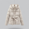 Women Winter Bell Belt hood jacket | Short-3