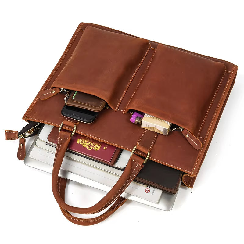 Jack | Men's Vintage Leather Travel Crossbody Messenger Handbag