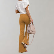 Callie | Trendy Corduroy Flared Trousers